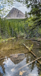 Canmore Mountain Lake